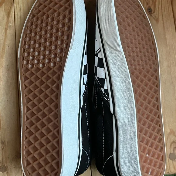 Vans Karl jacobs Clock Pattern Checkered Slip-On Sneakers